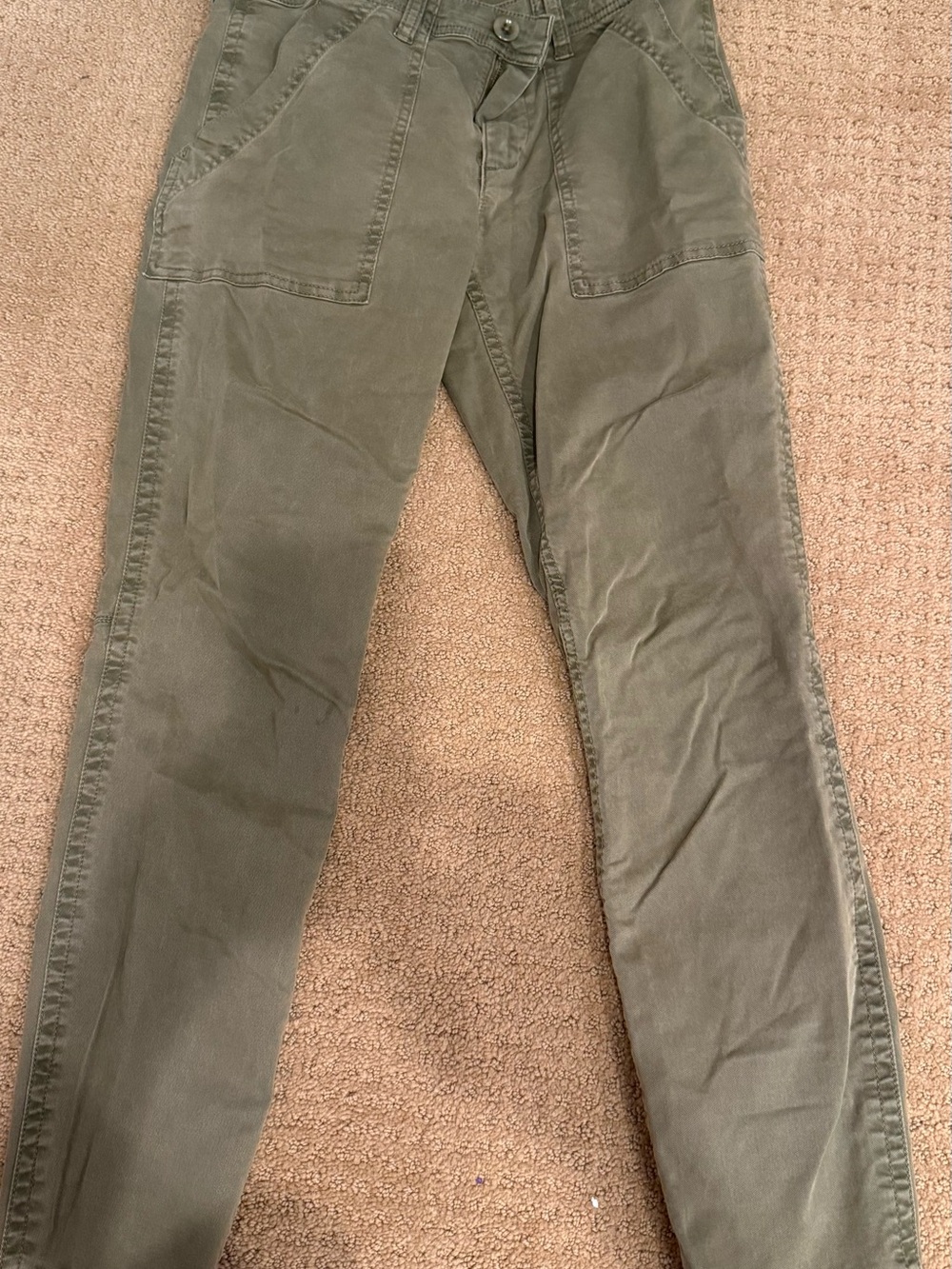 Women's Olive Green Utility Pants